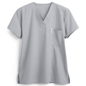 Butter-Soft Core by UA Unisex 1-Pocket Scrub Top silver